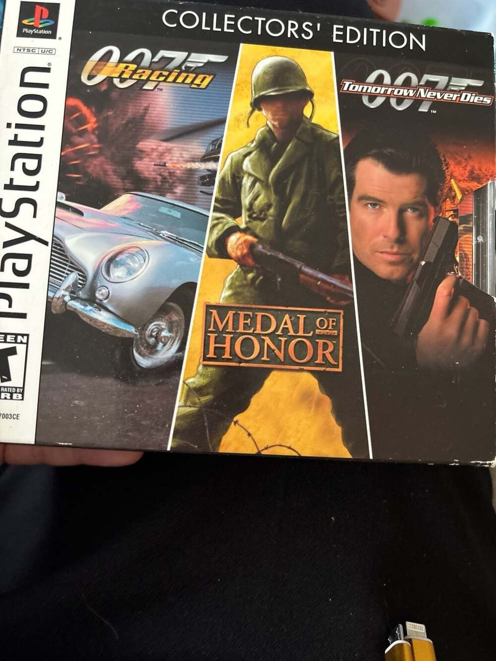PlayStation 1 Collector's Edition EA 3-Pack: 007 Racing, Medal of Honor, 007 Tom